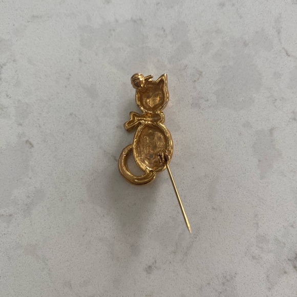 Vintage Cat Brooch - Picture 2 of 4